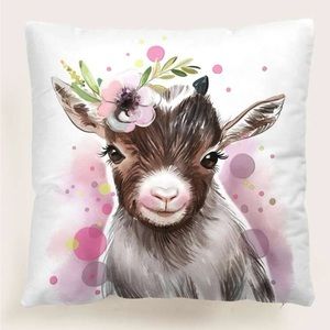 Sheep 🐑 Print Cushion Cover Without Filler